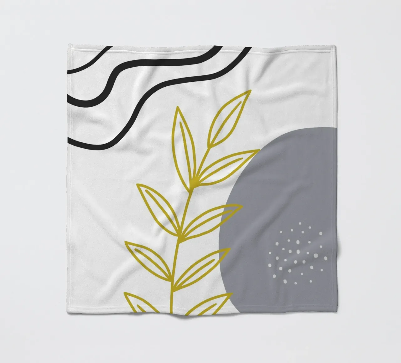 Gold leafy branch coperta in pile da LisaArtes