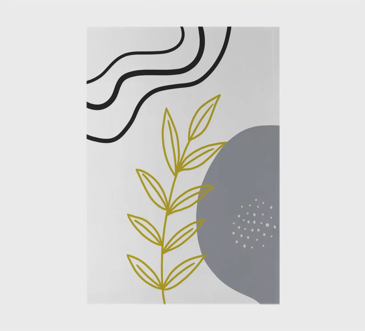 Gold leafy branch cuaderno de LisaArtes