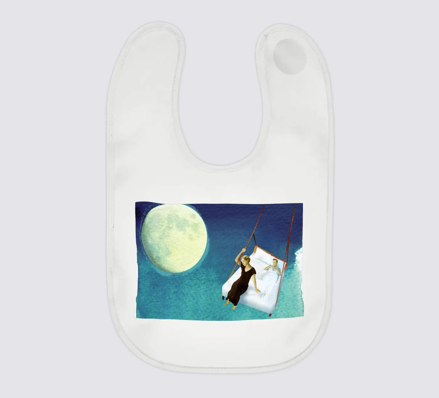 Moon Mood bavaglino da Ellen Weinstein