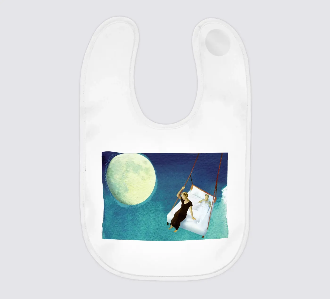 Moon Mood bavaglino da Ellen Weinstein