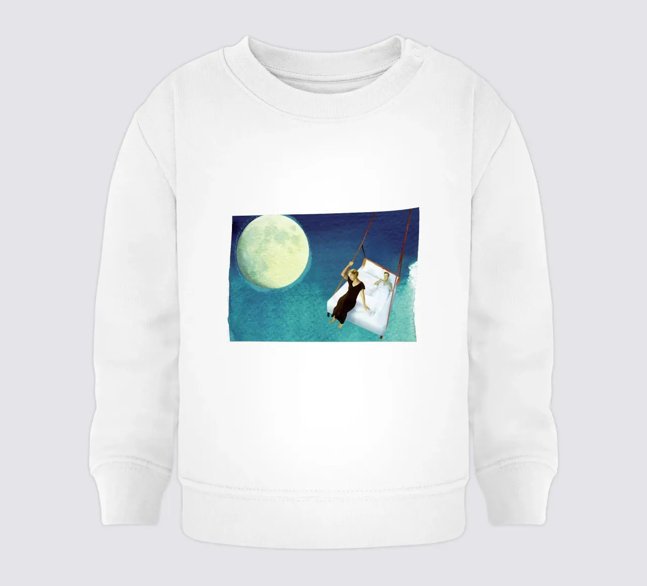 Moon Mood felpa neonato da Ellen Weinstein