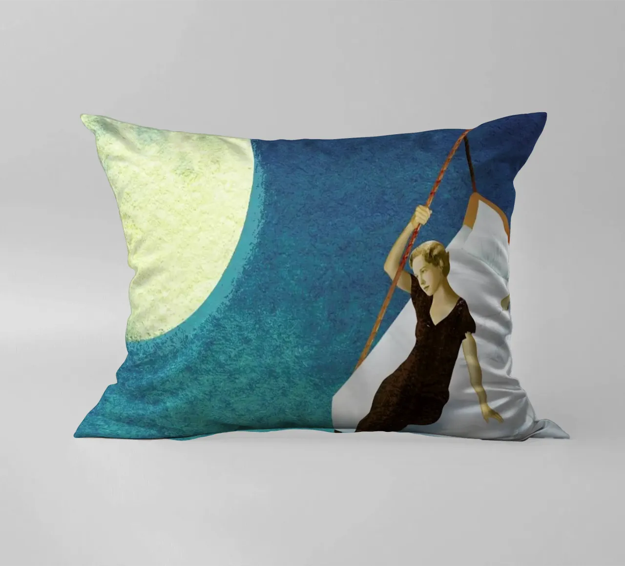 Moon Mood cuscino da Ellen Weinstein