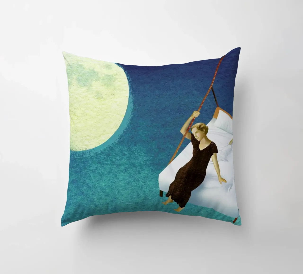 Moon Mood cuscino da Ellen Weinstein
