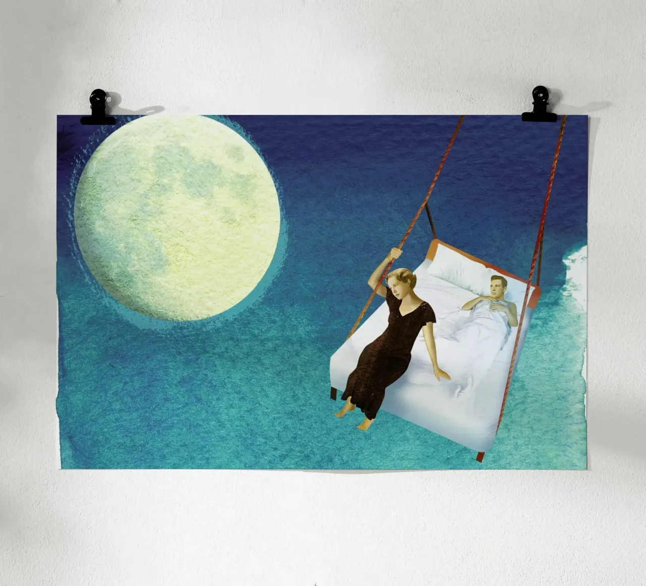 Moon Mood poster da Ellen Weinstein