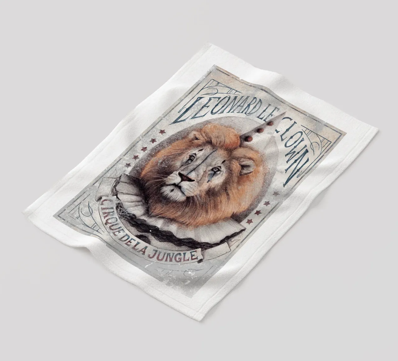 Leonard le Clown - Fascino estroso e spirito circense classico coperta in pile da mikekoubou