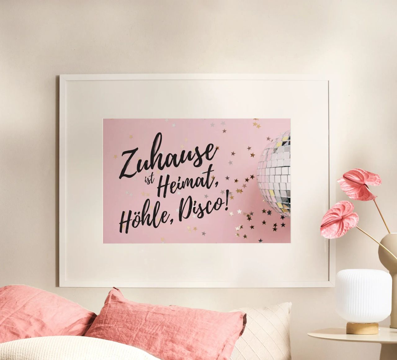 Heimat, Höhle, Disco Poster von Ohkimiko