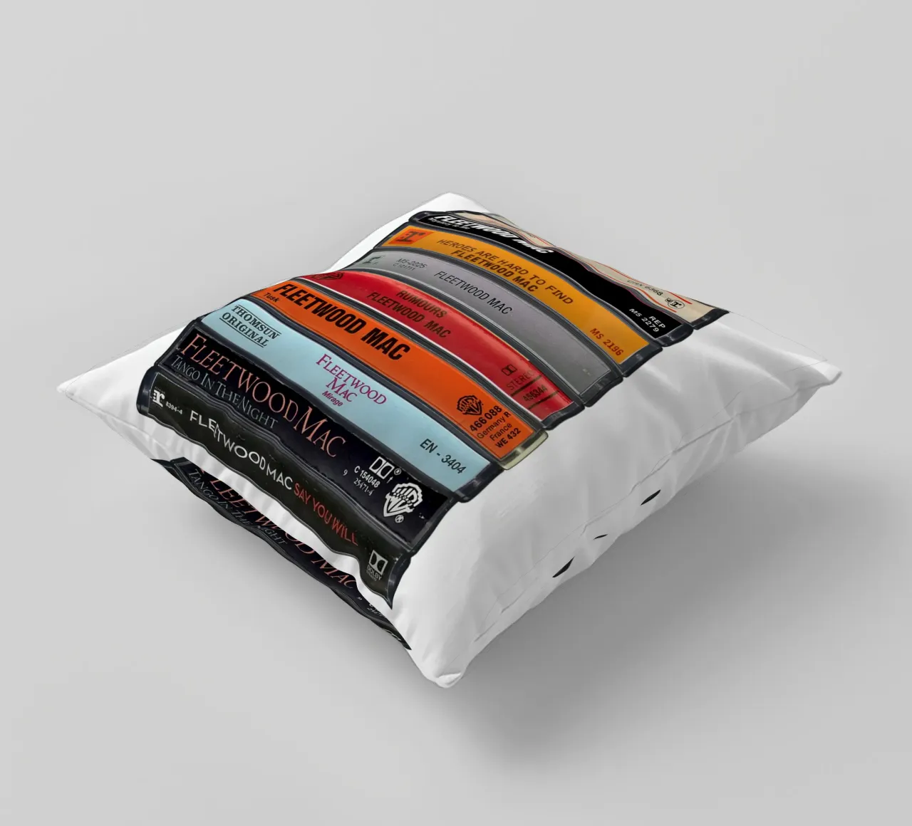 Fleetwood Mac - Album raccolti - Stampa cassetta vintage cuscino da MrMustardPrints