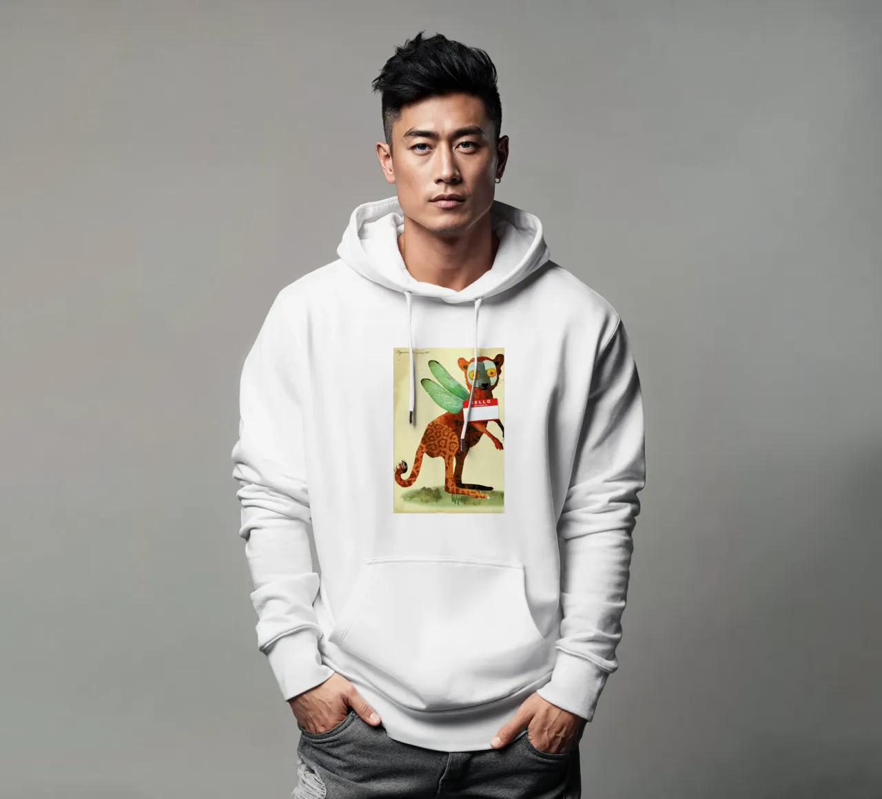 Naming All The Species felpa con cappuccio da Ellen Weinstein