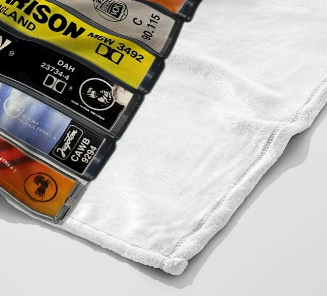 George Harrison - Album raccolti - Stampa su cassetta coperta in pile da MrMustardPrints