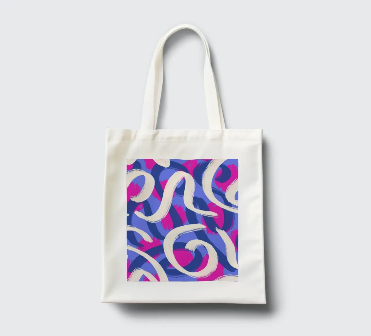 Abstract pattern 1 borsa in juta da Studio Fiamma