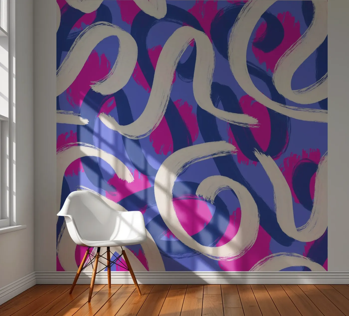Abstract pattern 1 fotobehang van Studio Fiamma