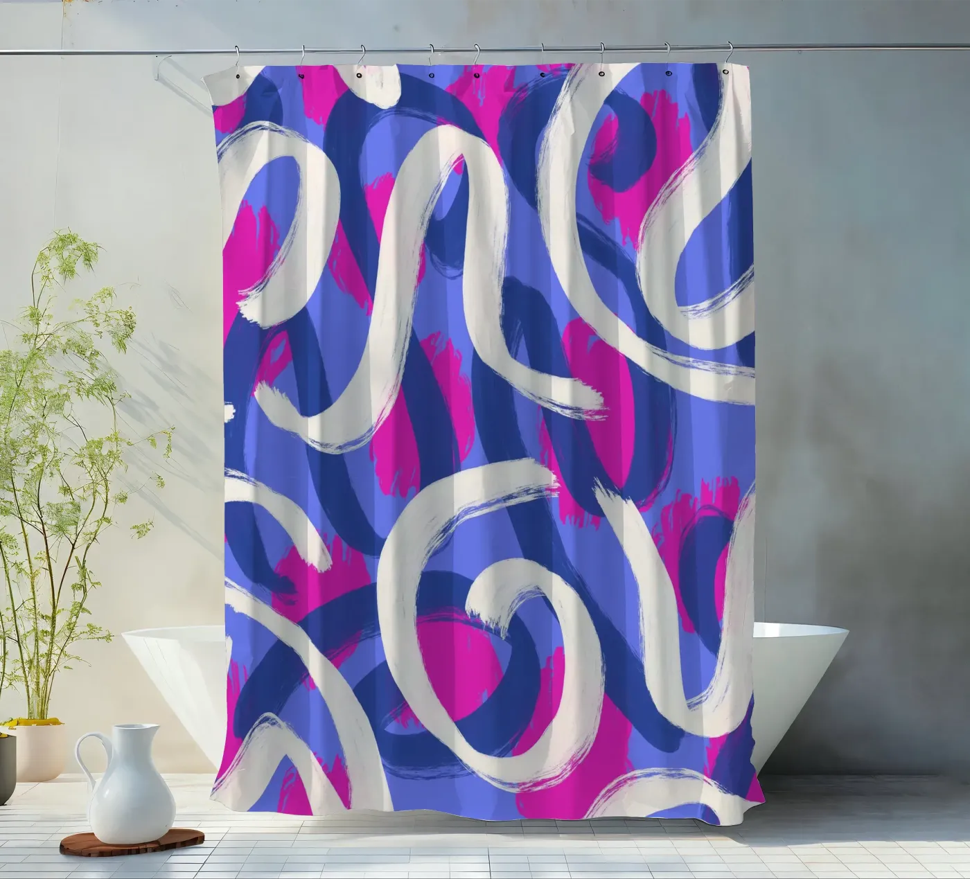 Abstract pattern 1 Duschvorhang von Studio Fiamma