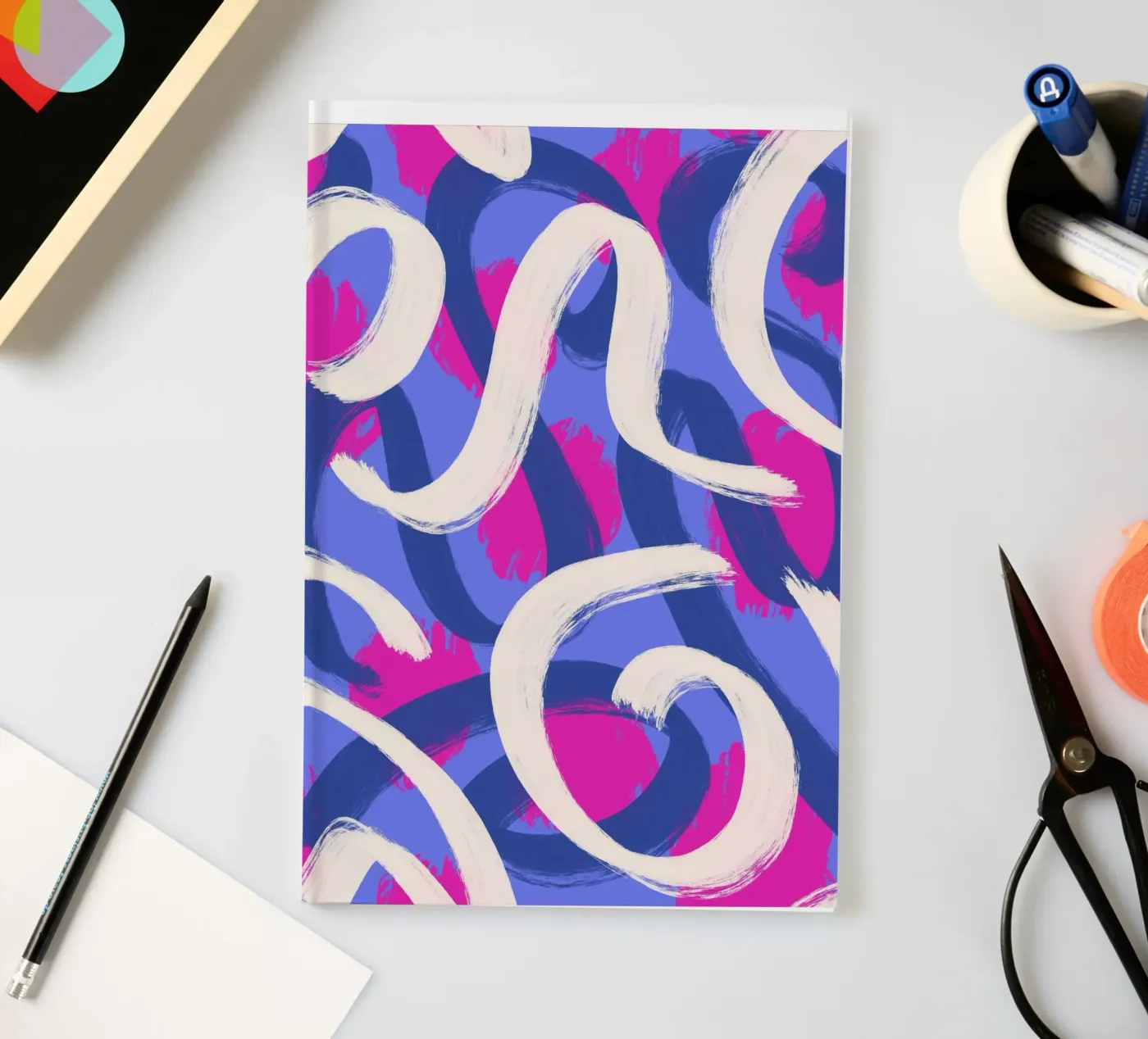 Abstract pattern 1 notebook by Studio Fiamma