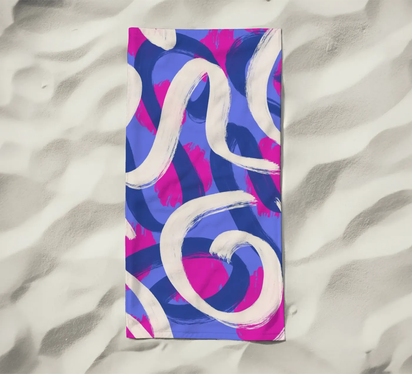 Abstract pattern 1 beach towel by Studio Fiamma
