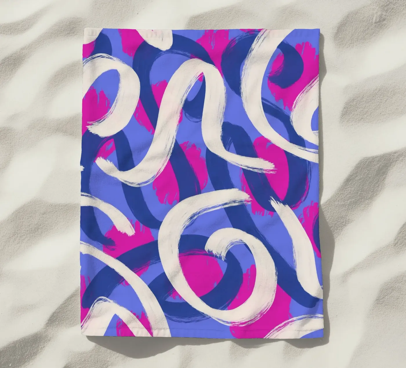 Abstract pattern 1 beach towel by Studio Fiamma