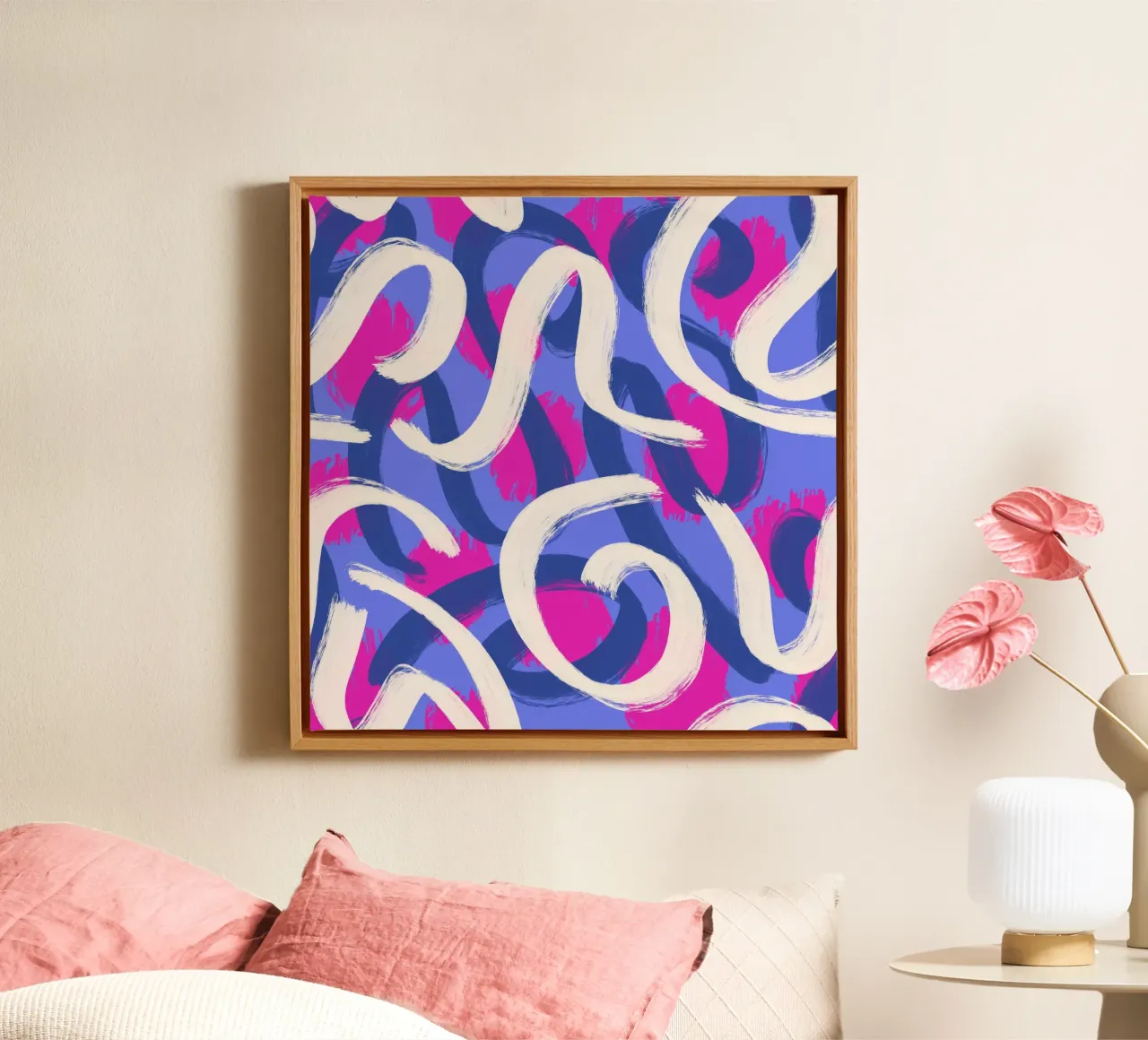 Abstract pattern 1 canvas van Studio Fiamma