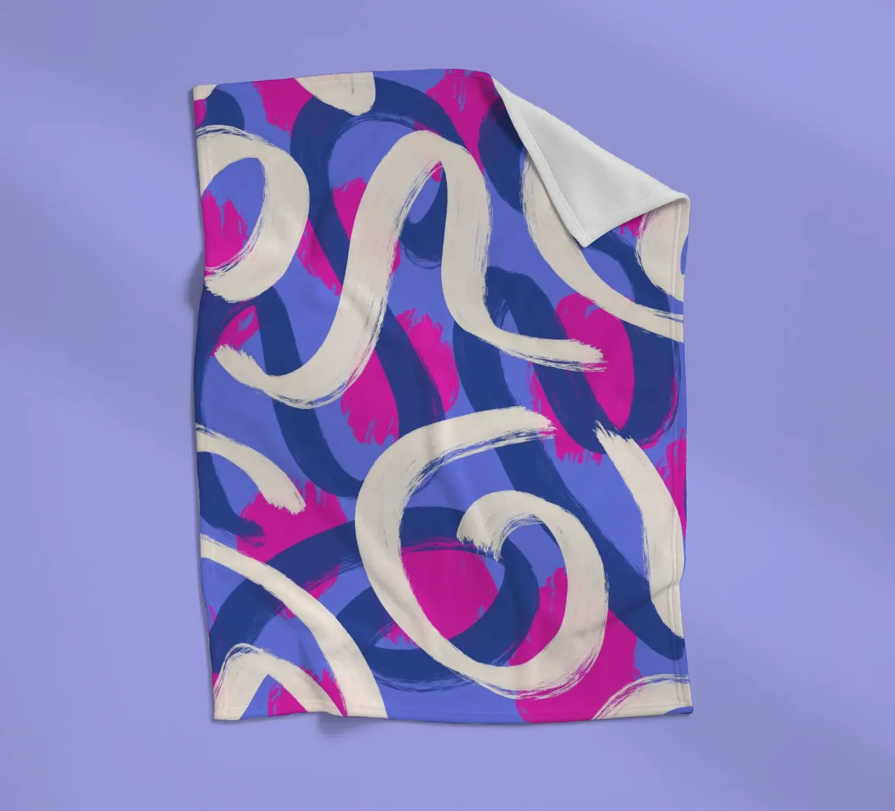 Abstract pattern 1 Fleecedecke von Studio Fiamma