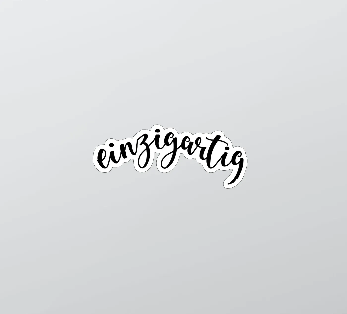 Einzigartig sticker by Letters of Love
