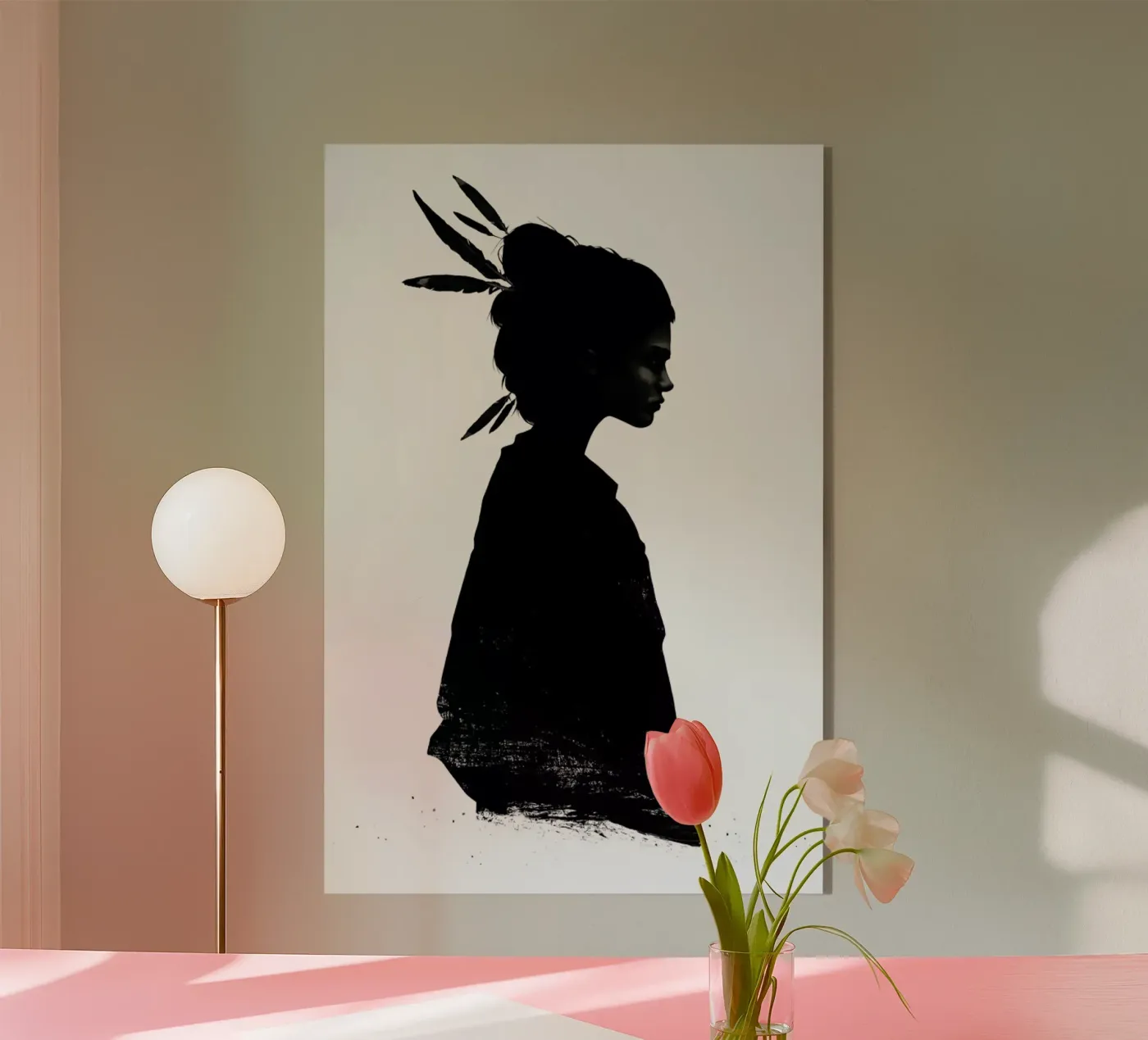 Never Never acryl van Ruben Ireland