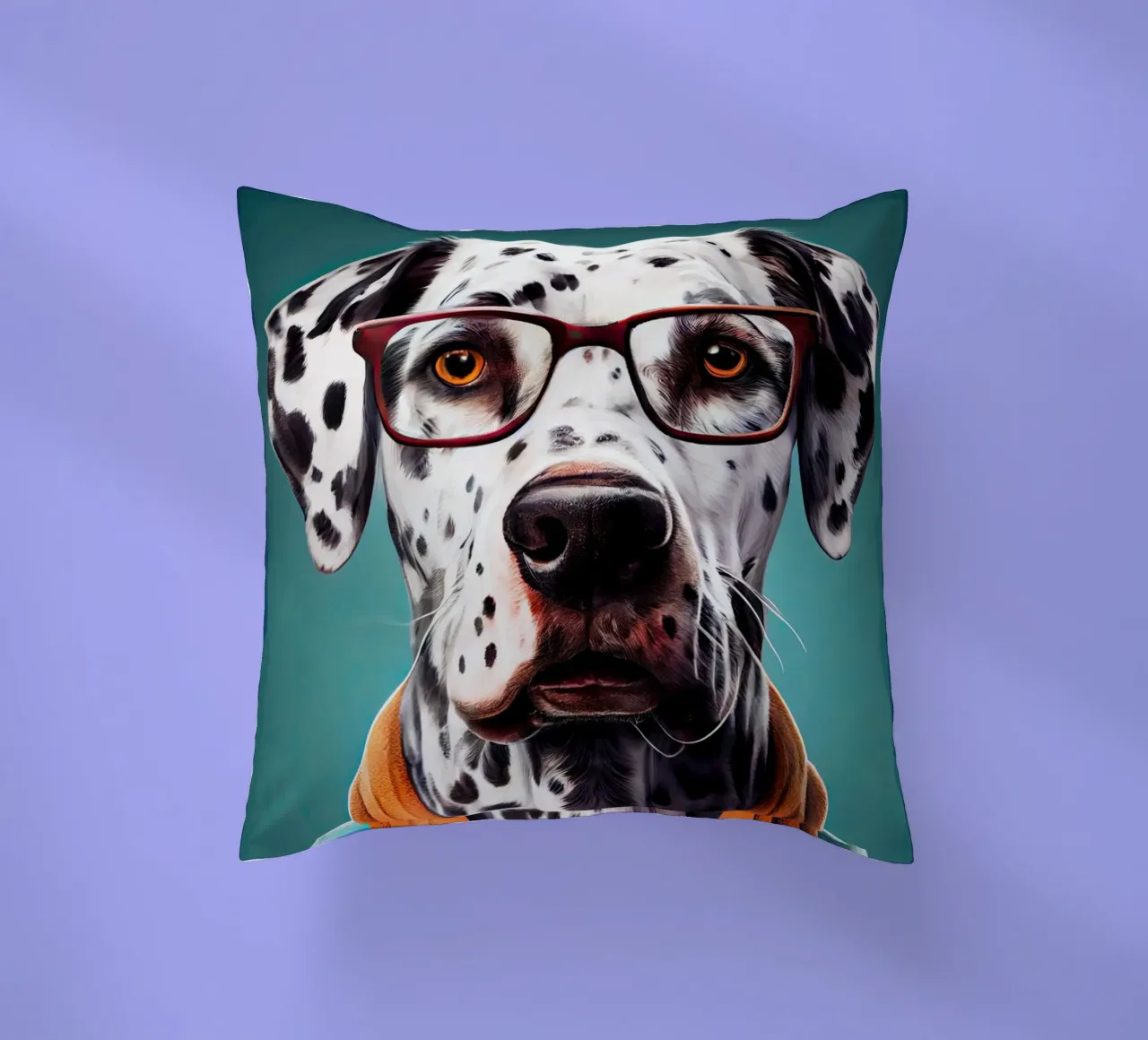 Cane dalmata Pepper animal art cuscino da Justyna Jaszke JBJart