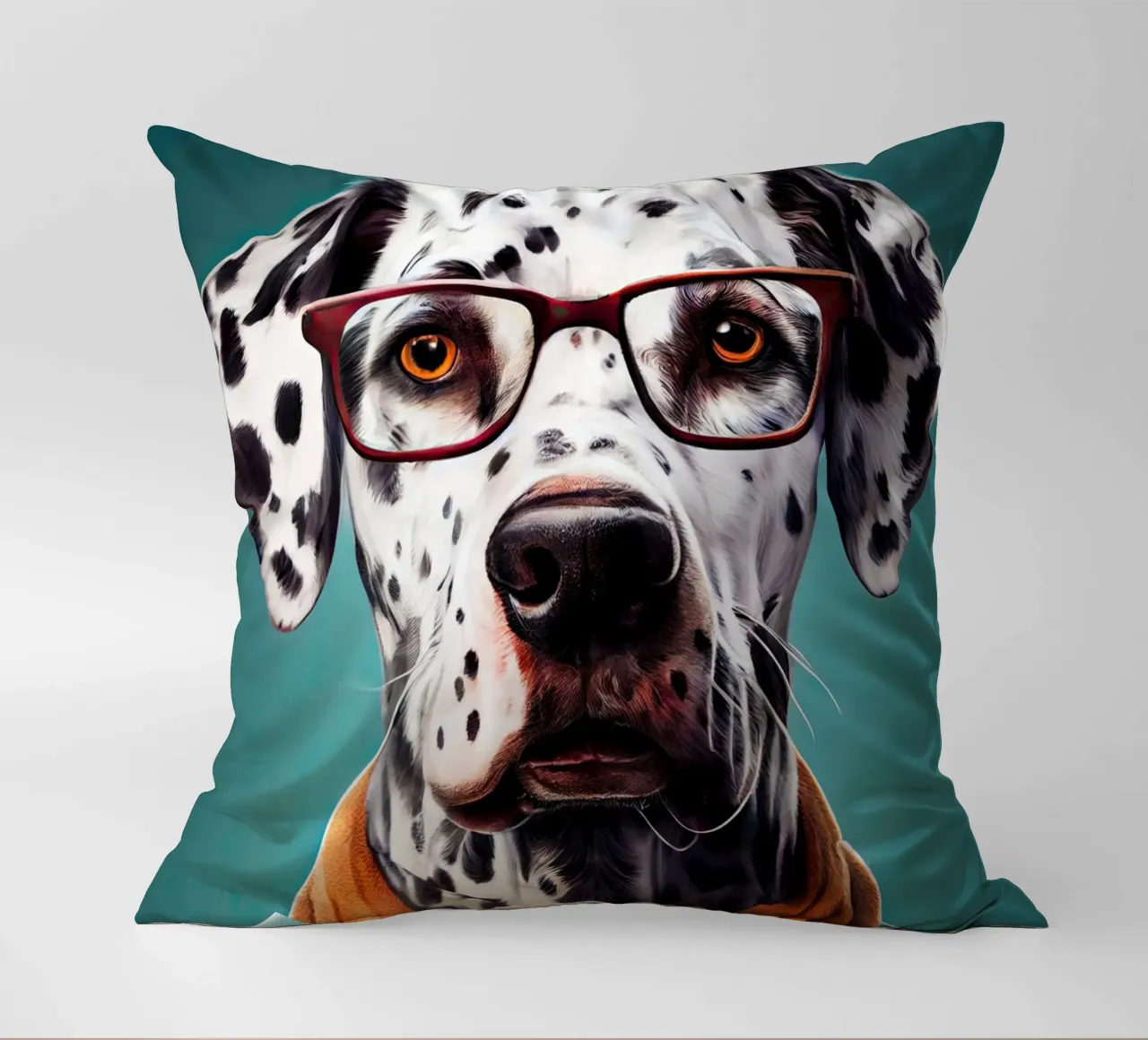 Cane dalmata Pepper animal art cuscino da Justyna Jaszke JBJart
