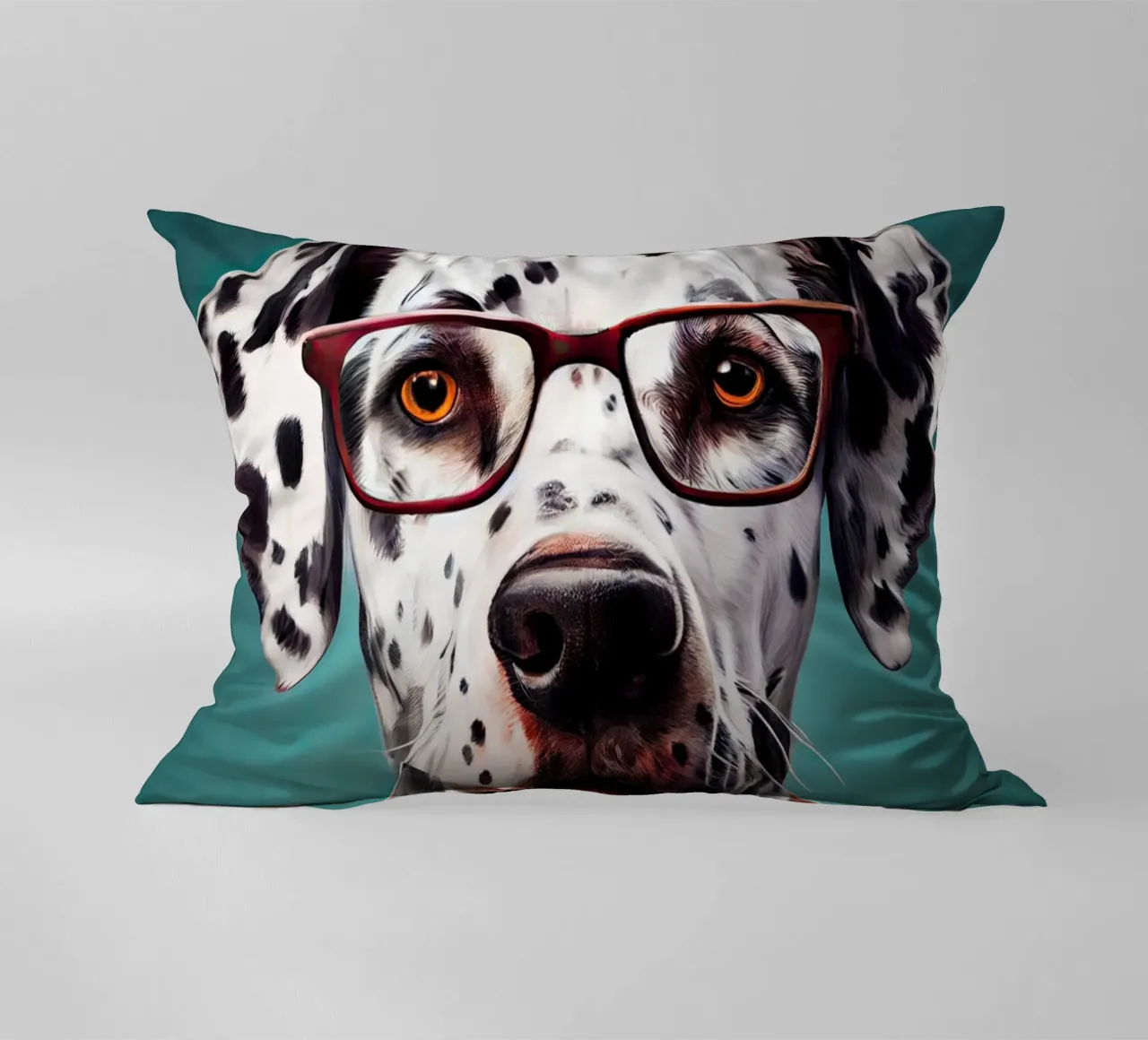 Cane dalmata Pepper animal art cuscino da Justyna Jaszke JBJart