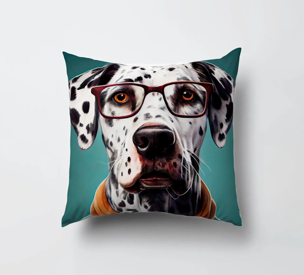 Cane dalmata Pepper animal art cuscino da Justyna Jaszke JBJart