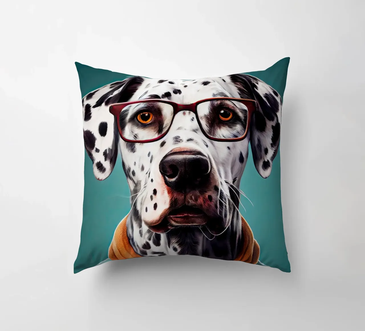Cane dalmata Pepper animal art cuscino da Justyna Jaszke JBJart