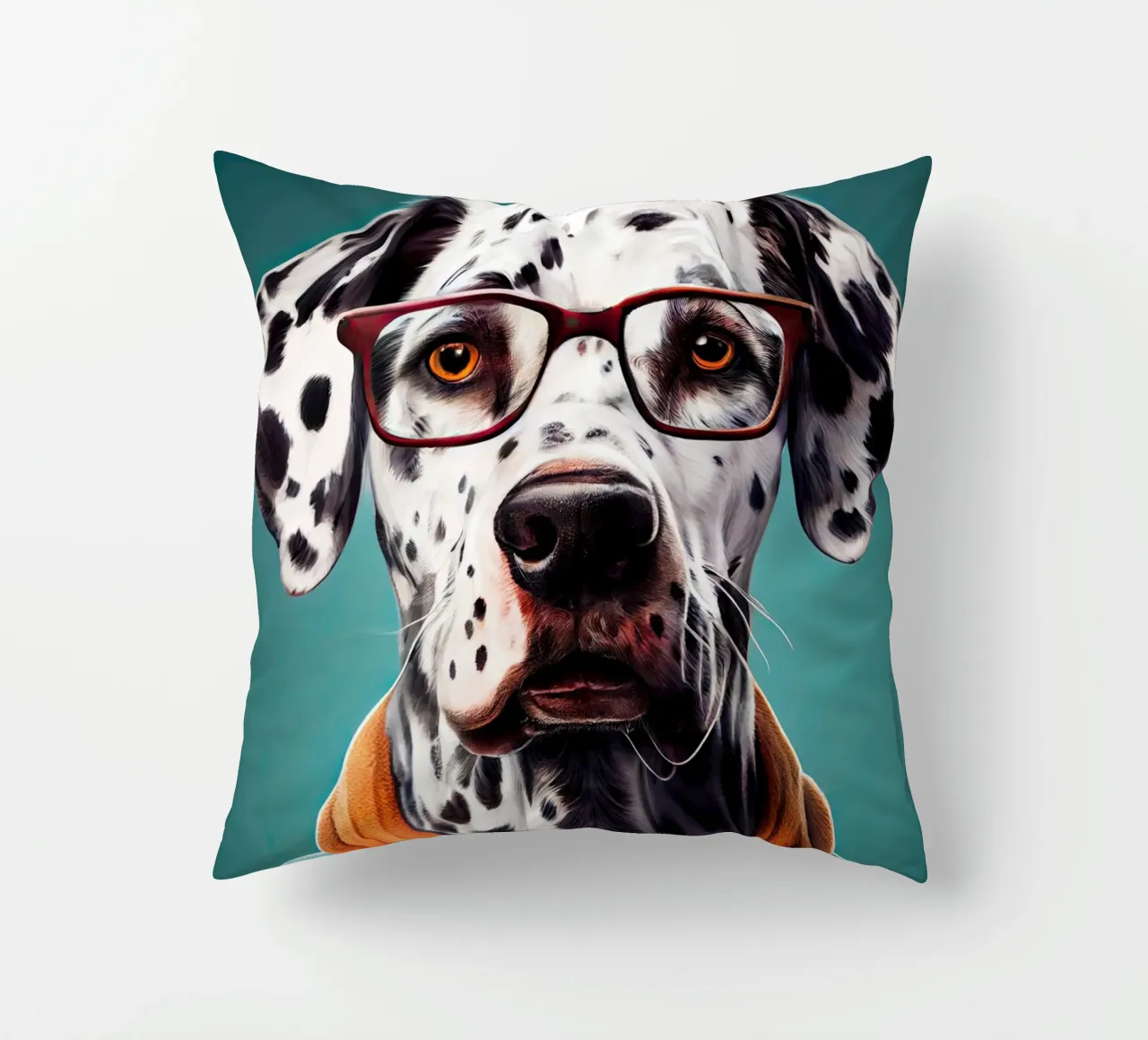 Cane dalmata Pepper animal art cuscino da Justyna Jaszke JBJart