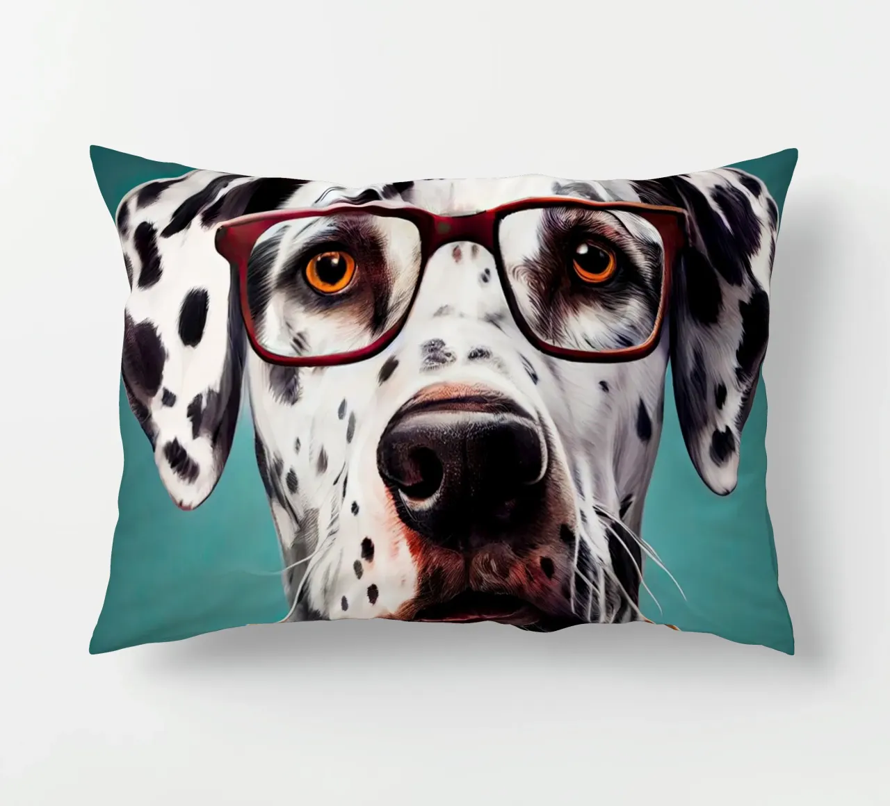 Cane dalmata Pepper animal art cuscino da Justyna Jaszke JBJart