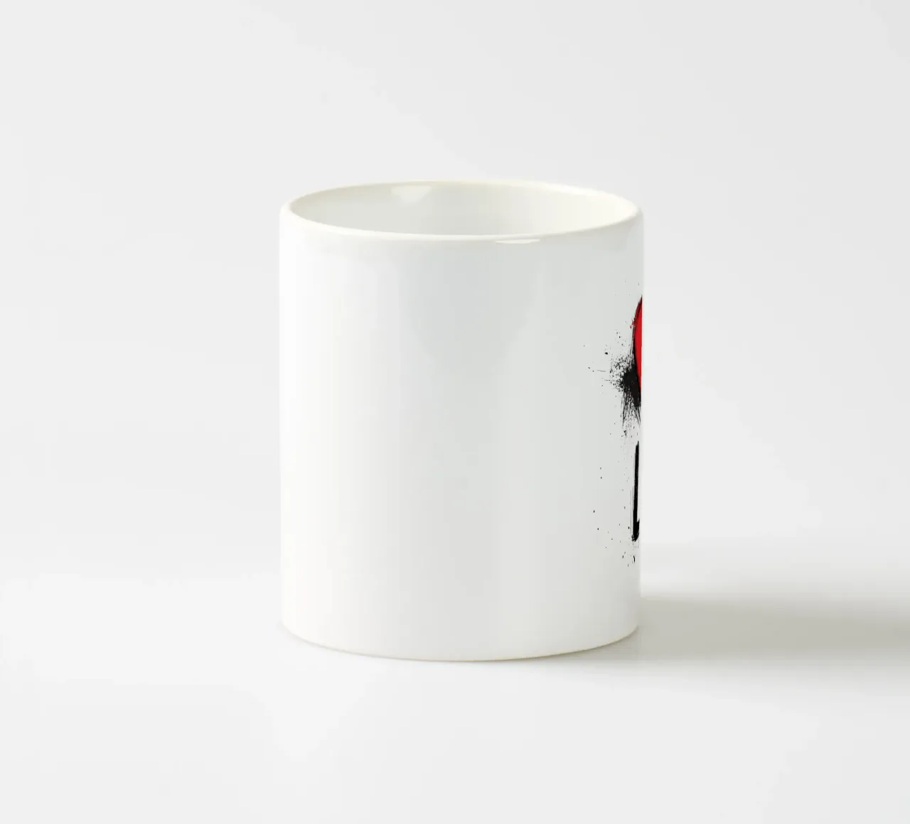 Cuore d'amore rosso dinamico tazza in ceramica da Autofocus