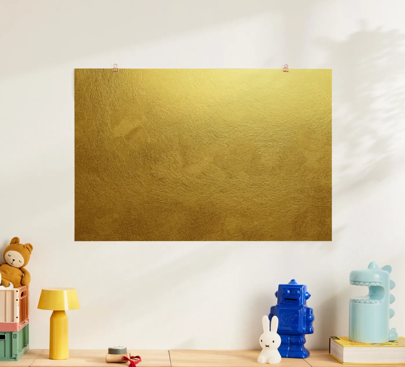 Gold Rush poster by Tamsen Art