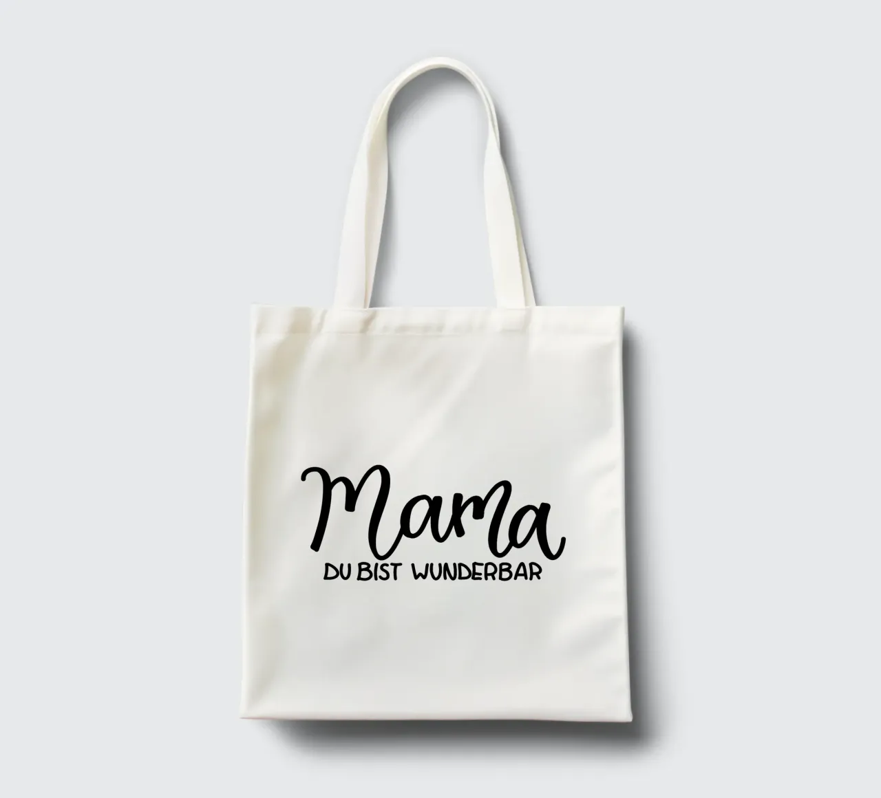 Mama du bist wunderbar borsa in juta da Letters of Love