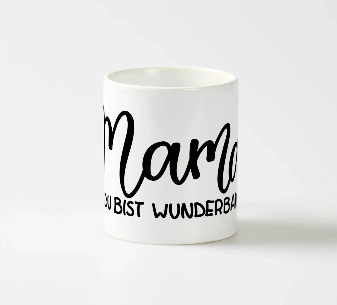 Mama du bist wunderbar tazza in ceramica da Letters of Love