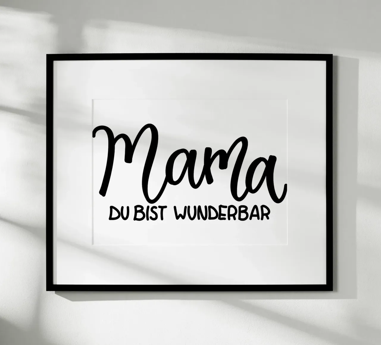 Mama du bist wunderbar carta hahnemühle da Letters of Love