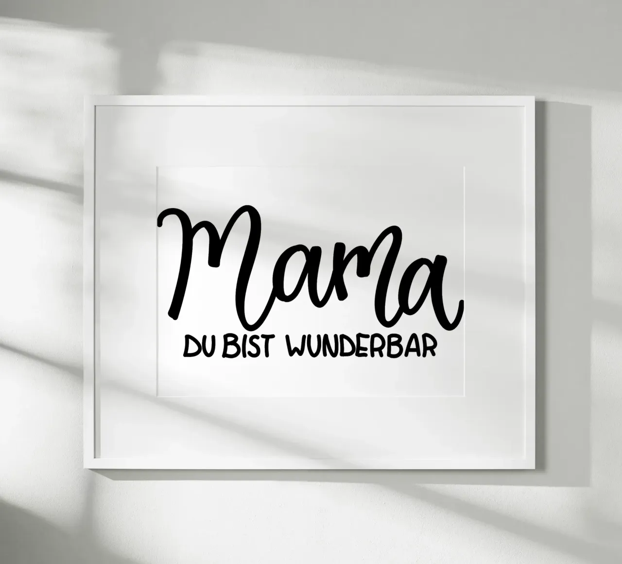 Mama du bist wunderbar carta hahnemühle da Letters of Love