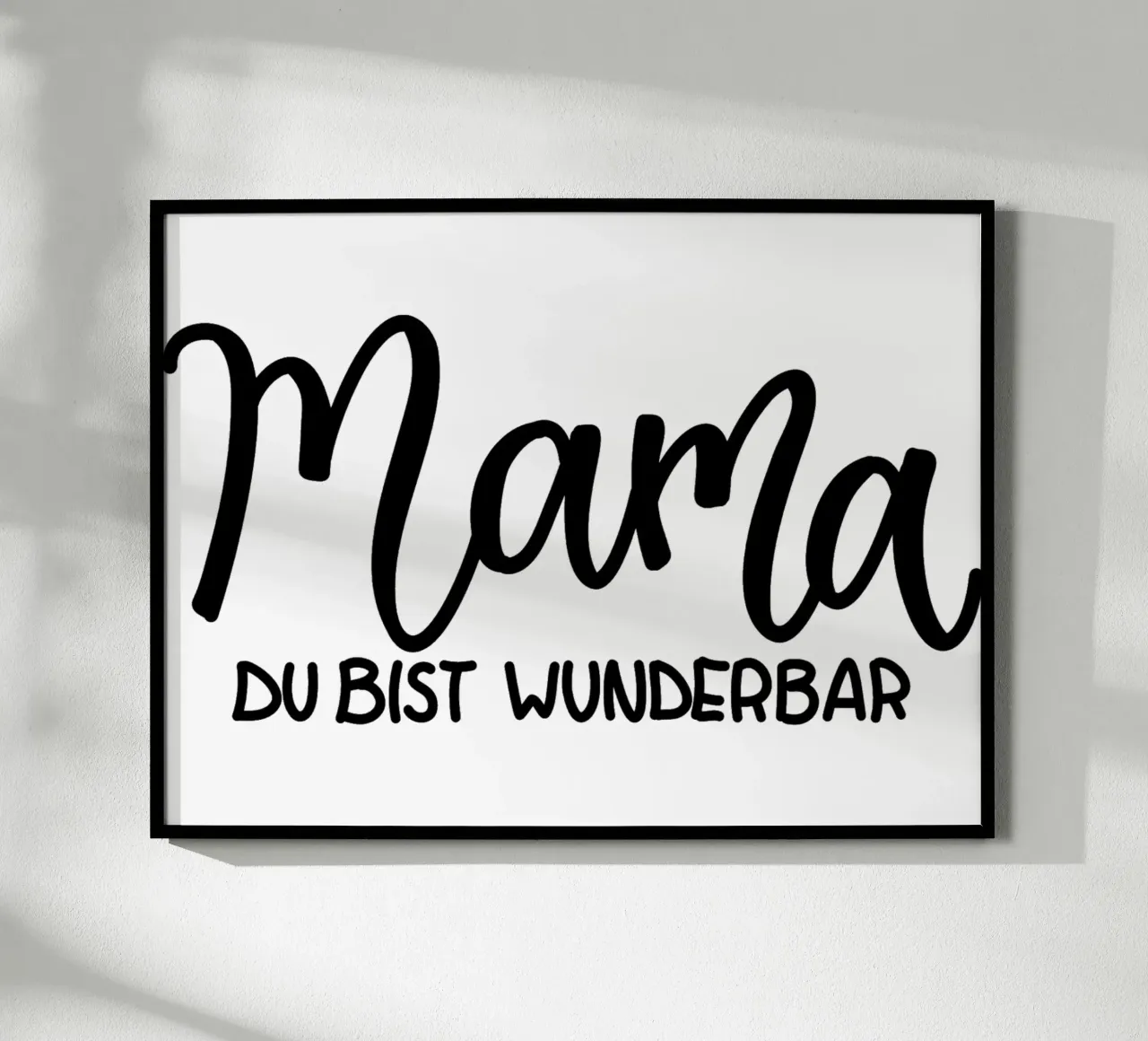 Mama du bist wunderbar carta hahnemühle da Letters of Love