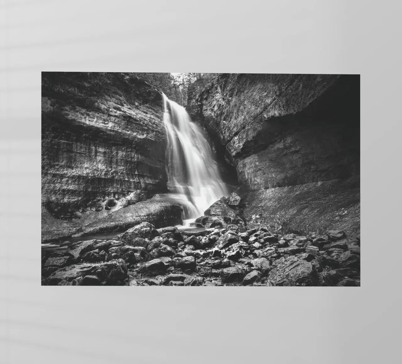 Cascate dei Minatori Mono pellicola backlit da Dave Hare Photography