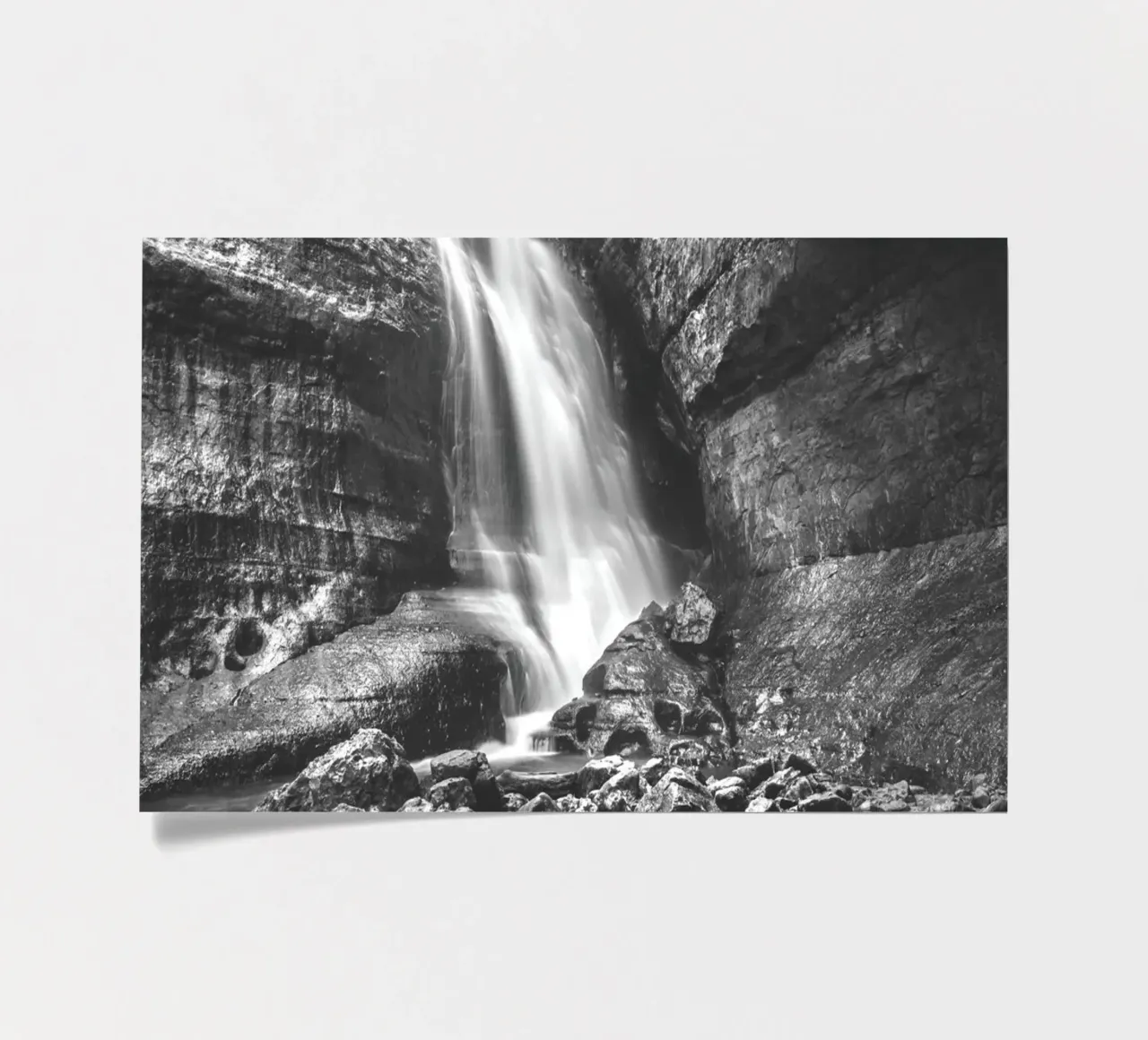 Cascate dei Minatori Mono foglio adesivo da Dave Hare Photography