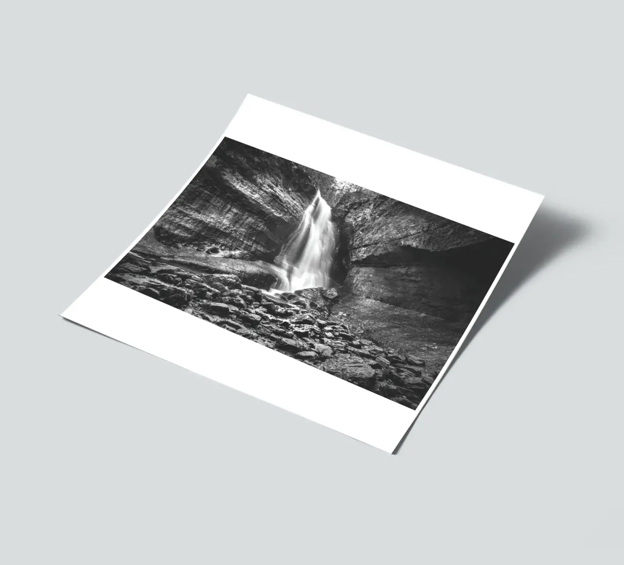 Cascate dei Minatori Mono foglio adesivo da Dave Hare Photography