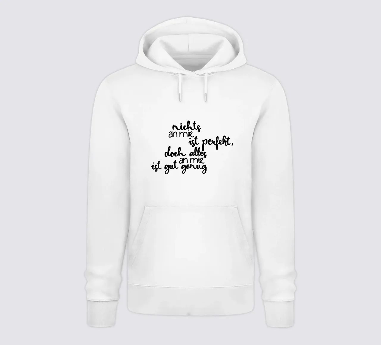 Perfekt unperfekt felpa con cappuccio da Letters of Love