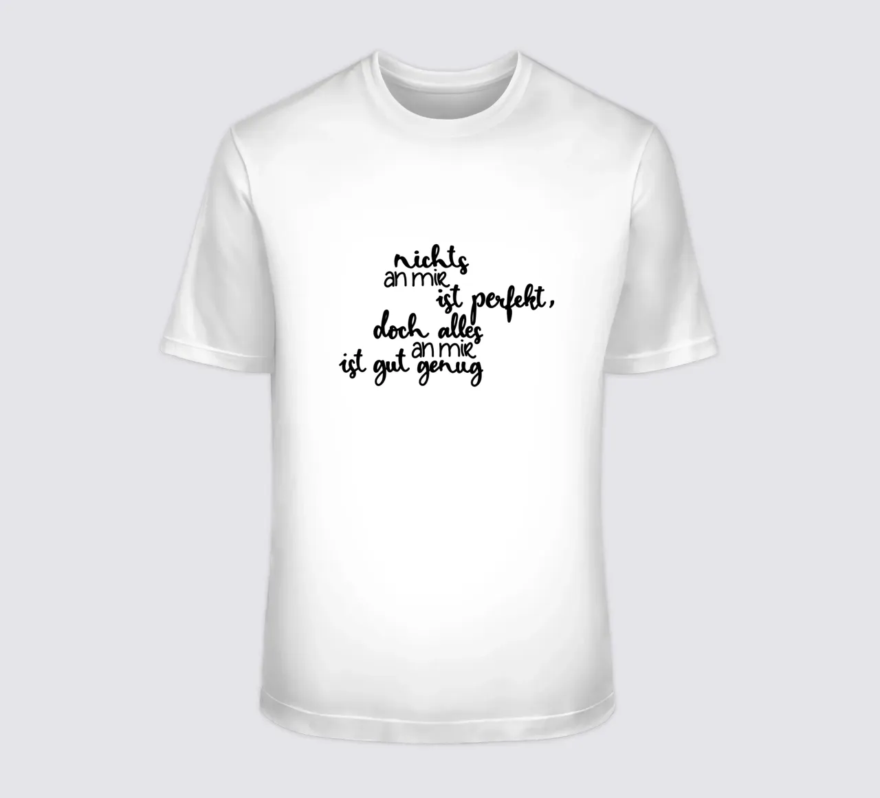 Perfekt unperfekt T-Shirt von Letters of Love