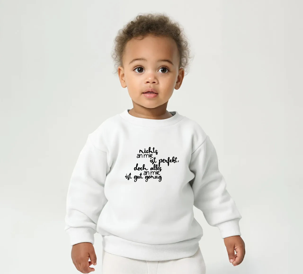 Perfekt unperfekt sweat pour bébé de Letters of Love