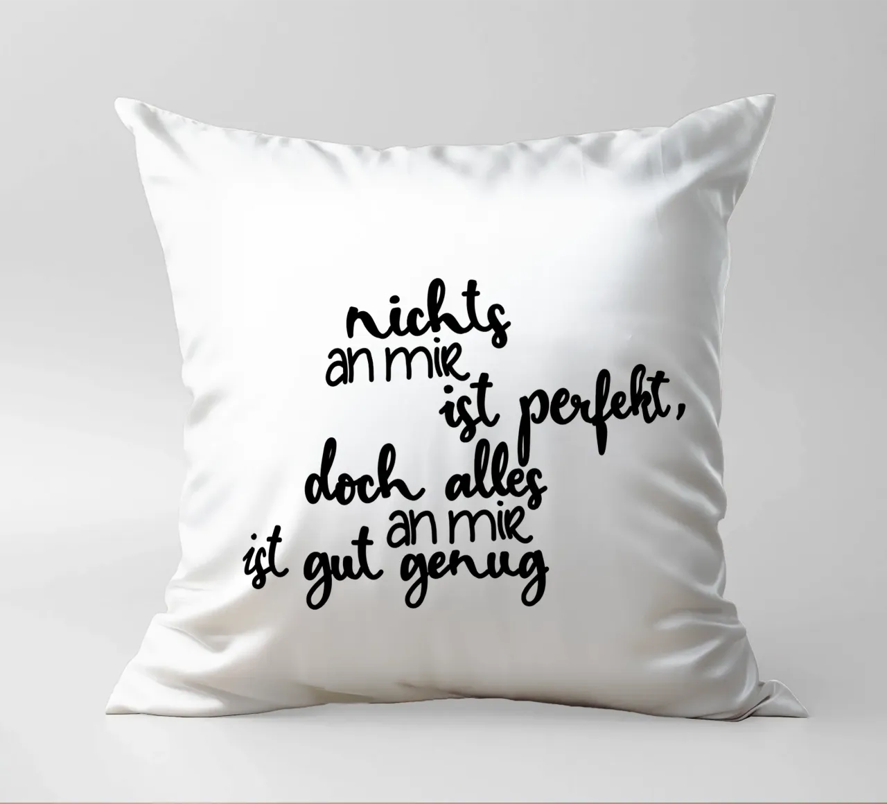 Perfekt unperfekt cuscino da Letters of Love