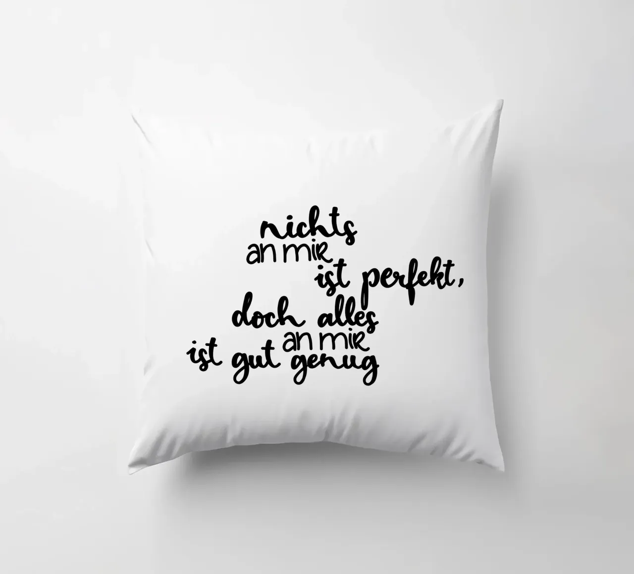 Perfekt unperfekt cuscino da Letters of Love