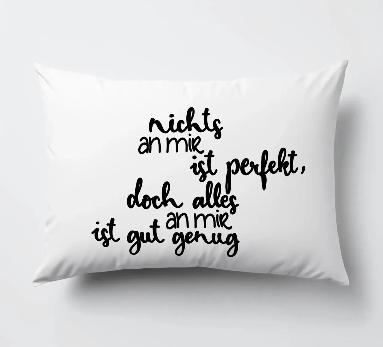 Perfekt unperfekt cuscino da Letters of Love