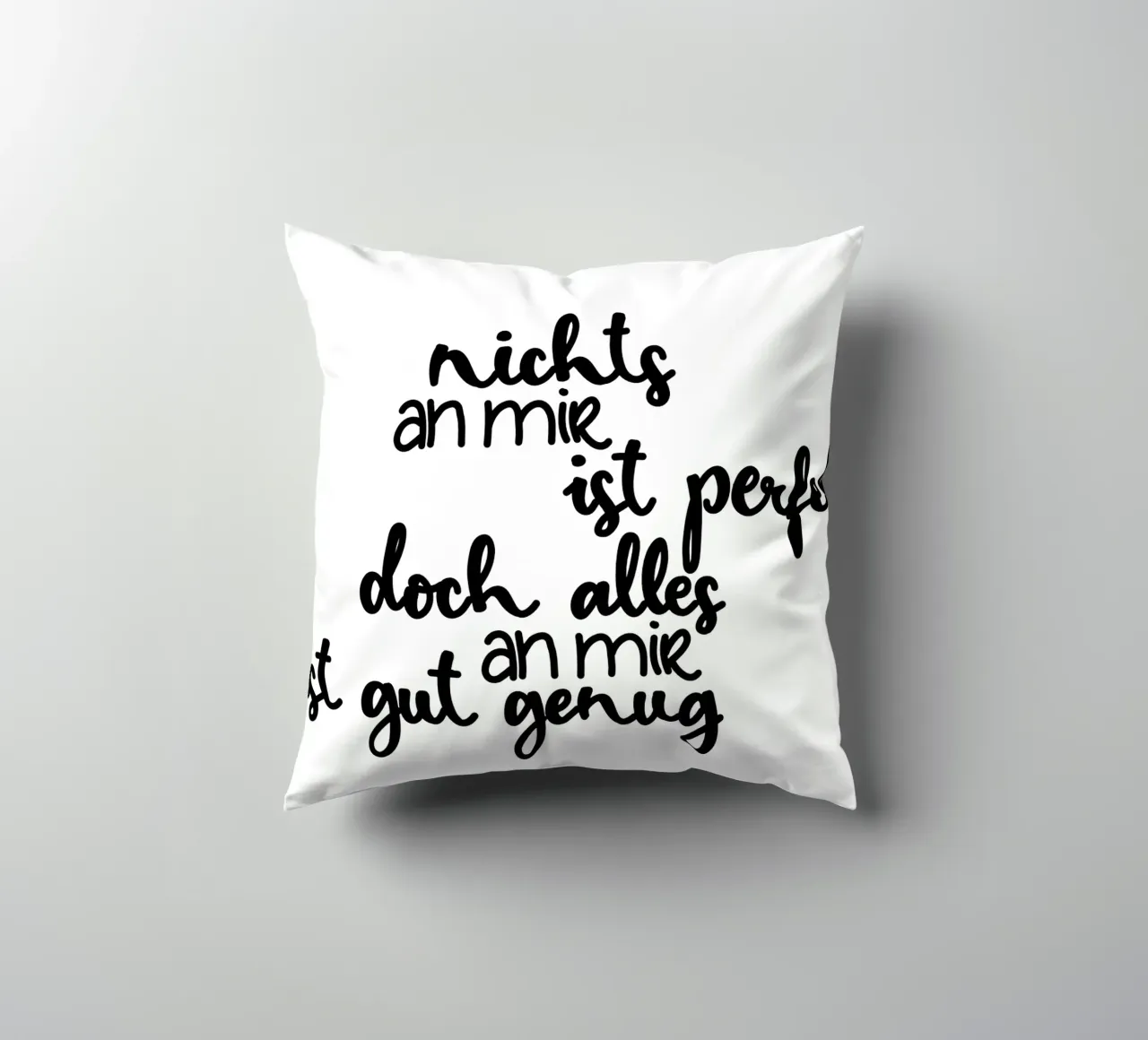 Perfekt unperfekt cuscino da Letters of Love