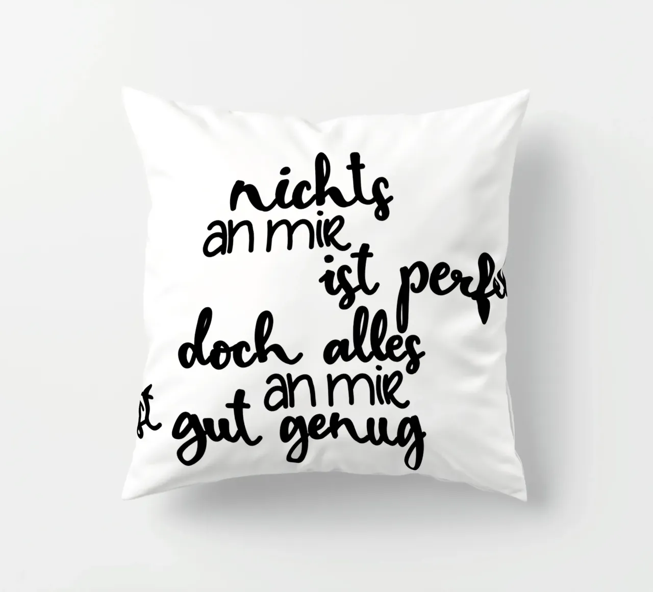 Perfekt unperfekt cuscino da Letters of Love