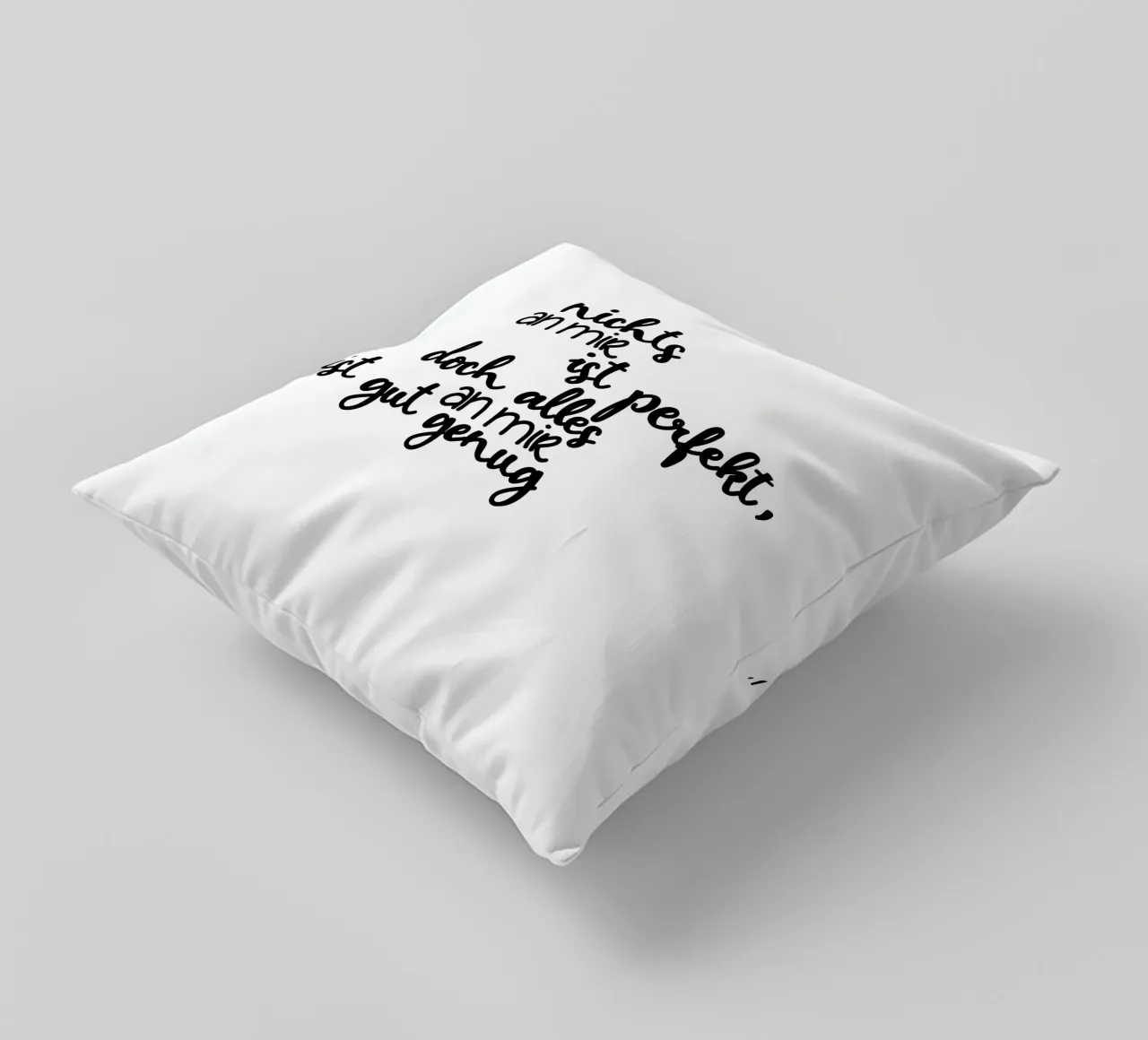 Perfekt unperfekt cuscino da Letters of Love