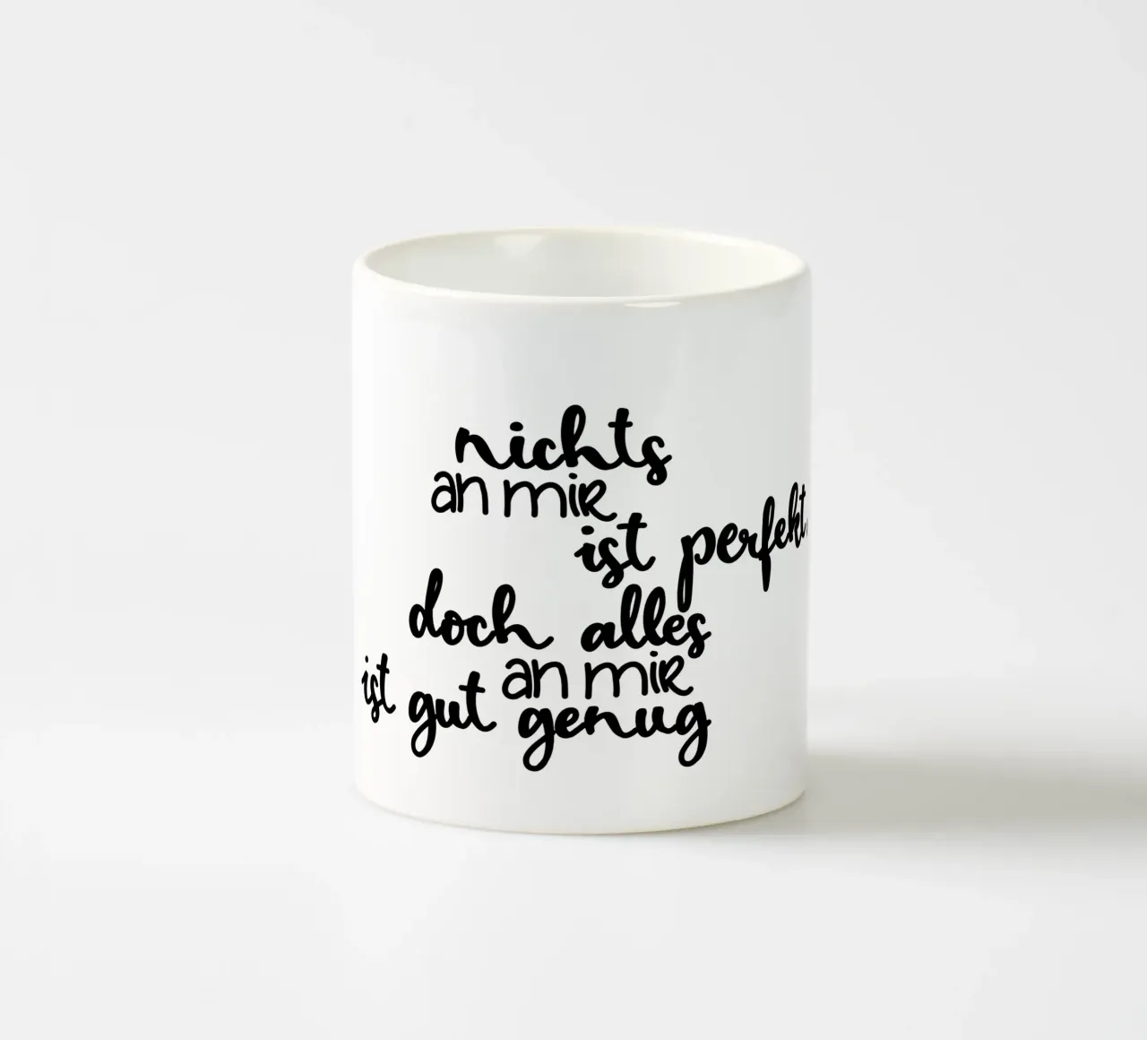 Perfekt unperfekt tazza in ceramica da Letters of Love